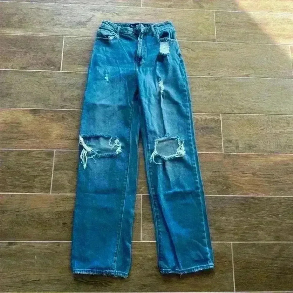 Hollister ULTRA HIGH-RISE DAD JEAN VINTAGE STRETCH - Picture 1 of 9